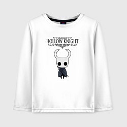 Лонгслив хлопковый детский HOLLOW KNIGHT, цвет: белый