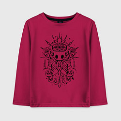 Лонгслив хлопковый детский Hollow Knight, цвет: маджента