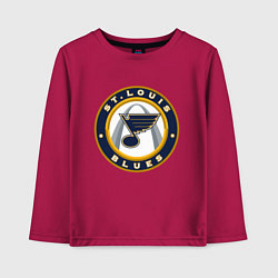 Лонгслив хлопковый детский St Louis Blues, цвет: маджента