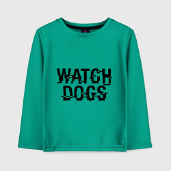Лонгслив хлопковый детский Watch Dogs, цвет: зеленый