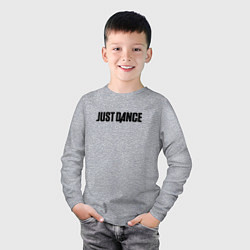 Лонгслив хлопковый детский JUST DANCE, цвет: меланж — фото 2