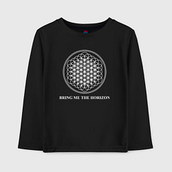 Лонгслив хлопковый детский BRING ME THE HORIZON, цвет: черный