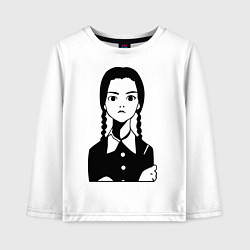 Детский лонгслив Wednesday Addams