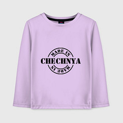 Лонгслив хлопковый детский Made in Chechnya, цвет: лаванда