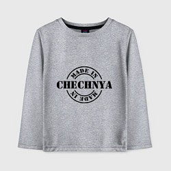 Лонгслив хлопковый детский Made in Chechnya, цвет: меланж