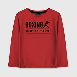 Детский лонгслив Boxing life