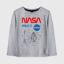 Детский лонгслив Nasa Apollo 11