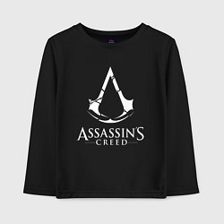 Лонгслив хлопковый детский Assassin’s Creed, цвет: черный