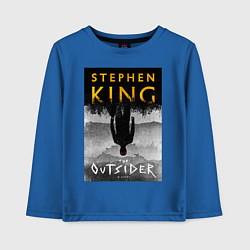Лонгслив хлопковый детский Outsider, цвет: синий