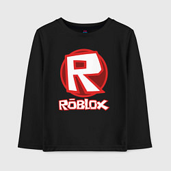 Лонгслив хлопковый детский ROBLOX, цвет: черный