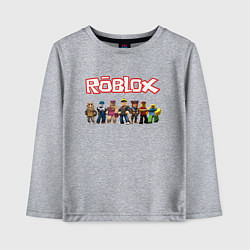 Лонгслив хлопковый детский ROBLOX, цвет: меланж