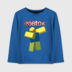 Лонгслив хлопковый детский Roblox Dab, цвет: синий