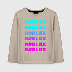 Лонгслив хлопковый детский ROBLOX, цвет: миндальный