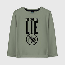 Лонгслив хлопковый детский PORTAL, цвет: авокадо