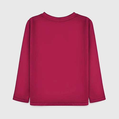 Детский лонгслив Доктор Стоун / Маджента – фото 2