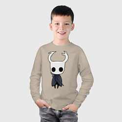 Лонгслив хлопковый детский Рыцарь Hollow Knight, цвет: миндальный — фото 2
