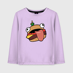 Лонгслив хлопковый детский Fortnite Burger, цвет: лаванда