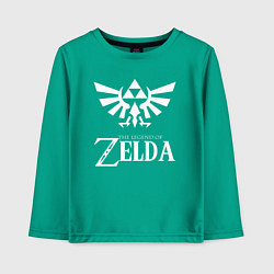 Лонгслив хлопковый детский THE LEGEND OF ZELDA, цвет: зеленый