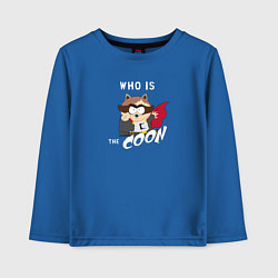 Лонгслив хлопковый детский South Park Who is the Coon?, цвет: синий