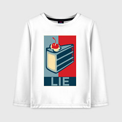 Лонгслив хлопковый детский PORTAL, цвет: белый