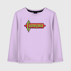 Лонгслив хлопковый детский Castlevania, цвет: лаванда