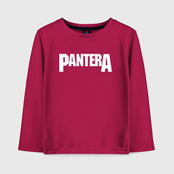 Лонгслив хлопковый детский PANTERA, цвет: маджента