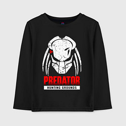 Лонгслив хлопковый детский PREDATOR: HUNTING GROUNDS, цвет: черный