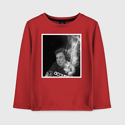 Лонгслив хлопковый детский MASK, цвет: красный