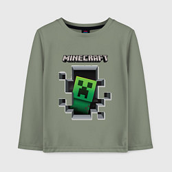 Детский лонгслив Майнкрафт