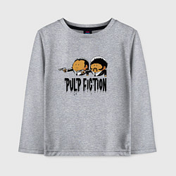 Лонгслив хлопковый детский Pulp fiction, цвет: меланж