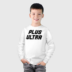 Лонгслив хлопковый детский Plus Ultra, цвет: белый — фото 2
