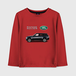 Лонгслив хлопковый детский Land Rover, цвет: красный