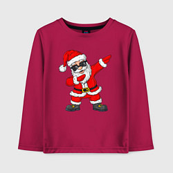 Лонгслив хлопковый детский Dabing Santa, цвет: маджента
