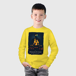 Лонгслив хлопковый детский The Haunting of Bly Manor, цвет: желтый — фото 2