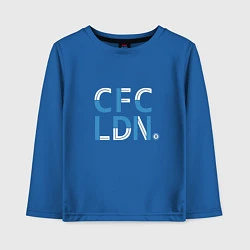 Лонгслив хлопковый детский FC Chelsea CFC London 202122, цвет: синий