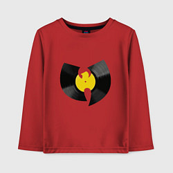 Лонгслив хлопковый детский Wu-Tang Vinyl, цвет: красный