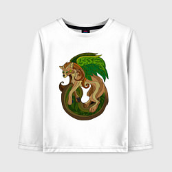 Детский лонгслив Древесная крылатая лиса