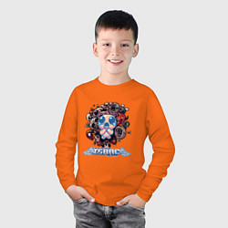 Лонгслив хлопковый детский Isaac Rebirth, цвет: оранжевый — фото 2