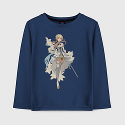 Детский лонгслив Люмин с цветами