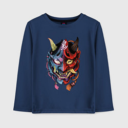 Детский лонгслив Два лица