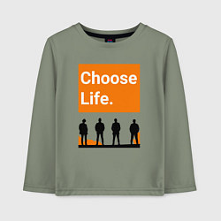 Детский лонгслив Choose Life