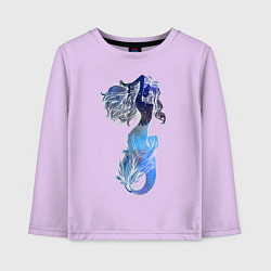 Детский лонгслив Русалка