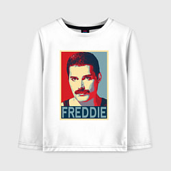 Лонгслив хлопковый детский Freddie, цвет: белый