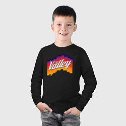 Лонгслив хлопковый детский Финикс - The Valley, цвет: черный — фото 2