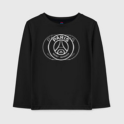 Лонгслив хлопковый детский PSG Core Wordmark Clear New 202223, цвет: черный