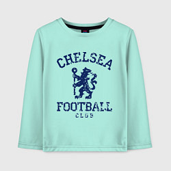 Лонгслив хлопковый детский Chelsea FC: Lion цвета мятный — фото 1