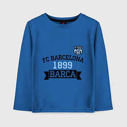 Лонгслив хлопковый детский Barca 1899, цвет: синий