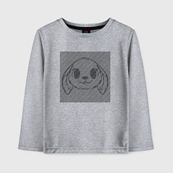 Детский лонгслив Rabbit illusion