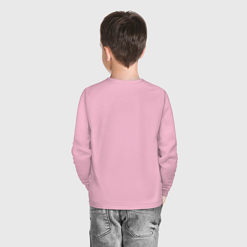 Детский лонгслив Play The Game / Светло-розовый – фото 4