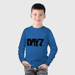 Лонгслив хлопковый детский DayZ, цвет: синий — фото 2